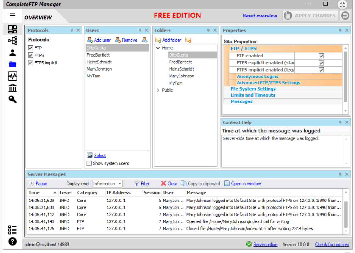 ftp server software for mac
